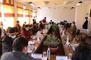 All-party meeting underway at Singha Durbar