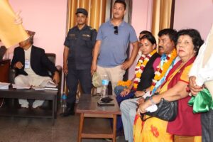भरतपुरको मेयरमा प्रचण्डकी छोरी रेणु दाहालको उम्मेदवारी दर्ता