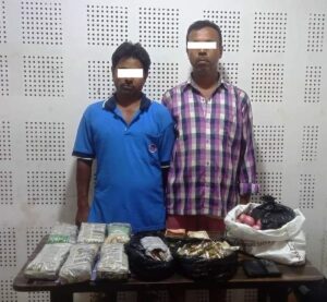 बारा लागुऔषध सहित दुई जना पक्राउ