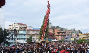 ललितपुरको जावलाखेलमा जेठ २१ गते रातो मच्छिन्द्रनाथको भोटो देखाइने