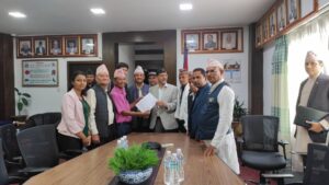 बाराको निजगढमा दोश्रो अन्तर्राष्ट्रिय विमानस्थल निमार्ण गर्न माग गर्दै डेलिगेसन