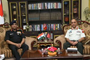 प्रधानसेनापति शर्मा र भारतीय स्थल सेनाध्यक्ष पाण्डेबीच भेटवार्ता प्रधानसेनापति शर्मा र भारतीय स्थल सेनाध्यक्ष पाण्डेबीच भेटवार्ता