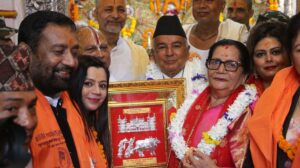 राष्ट्रपति पौडेलद्वारा जानकी मन्दिरमा पूजाआजा राष्ट्रपति पौडेलद्वारा जानकी मन्दिरमा पूजाआजा