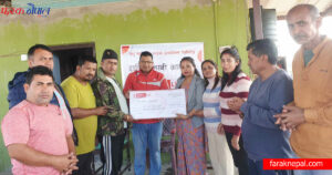 प्रमु महालक्ष्मी लाईफ इन्स्योरेन्स निजगढ शाखाद्धारा खैरहनीमा मृत्यु दाबी भुक्तानी