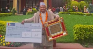 निजगढका हिरा बहादुर थापा मगर ‘राष्ट्रिय उत्कृष्ट कृषक’ बाट सम्मानित