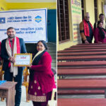 ज्योति विकास बैंक सिमरा शाखाद्वारा नेपाल राष्ट्रिय आधारभूत विद्यालय बजनीलाई १६ थान बेन्च सहयोग