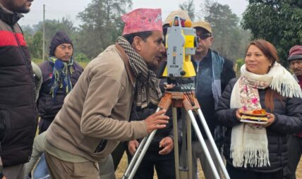 निजगढ–६ मा भूमिहीन दलित, सुकुम्बासी र अव्यवस्थित बसोबासीको जग्गा नापजाँच सुरु