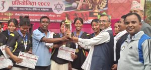 जीतपुरसिमरा राष्ट्रपति रनिङ शिल्डको उपाधी लगातार चौथो पटक राष्ट्रिय बिभुती शिक्षा सदनले जित्यो