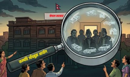 २०६२ यताका उच्च पदाधिकारीको सम्पत्ति छानबिन हुँदै, एक महिनाभित्र विवरण बुझाउन निर्देशन २०६२ यताका उच्च पदाधिकारीको सम्पत्ति छानबिन हुँदै, एक महिनाभित्र विवरण बुझाउन निर्देशन