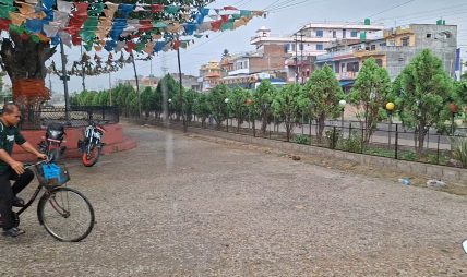 मेघ गर्जनसहित निजगढमा वर्षा, अत्यधिक गर्मीबाट सर्वसाधारणलाई राहत