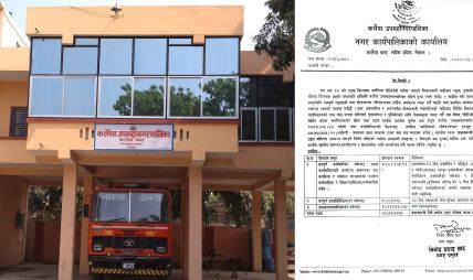 रसुवा बाढीपीडितका लागि कलैया उपमहानगरपालिकाको ७७ लाख ७७ हजार ७ सय ७७ रुपैयाँ सहयोग