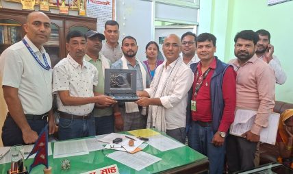 कलैया उपमहानगरपालिकालाई पोर्टेबल अल्ट्रासाउन्ड मेसिन हस्तान्तरण